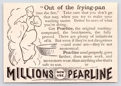 1880s pearline soap james - 1880s~pearline, soap~james